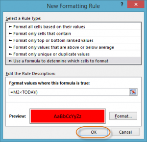 formula conditional formatting in excel 20