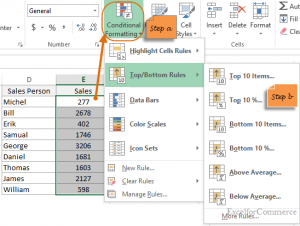 conditional formatting in excel 7