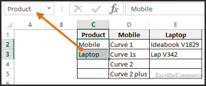 dropdown in excel 3