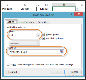 dropdown in excel 8