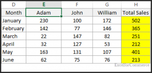 sort horizontally in excel 7