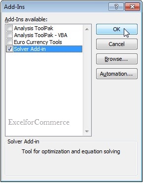 add solver excel 2016 add solver excel 2016